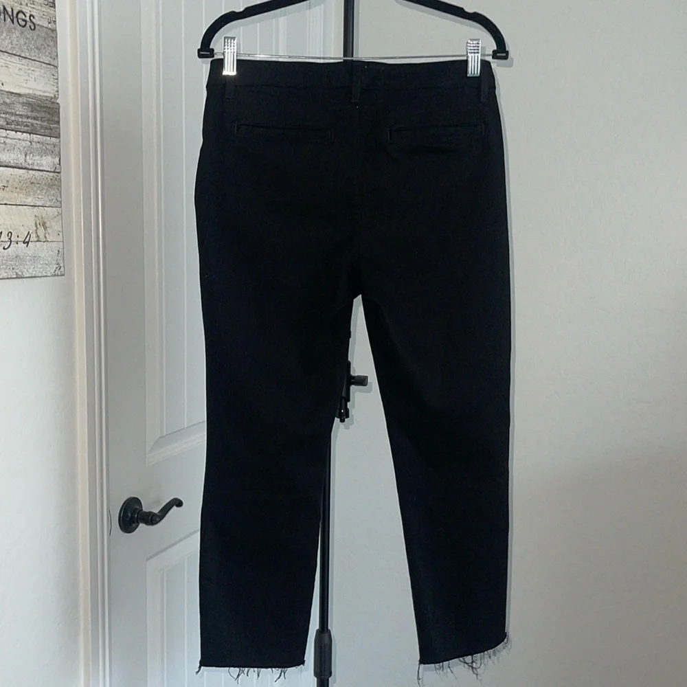 FRANK & EILEEN WICKLOW The Italian Chino ITALIAN PERFORMANCE TWILL in Black Sz 6 - Picture 7 of 17